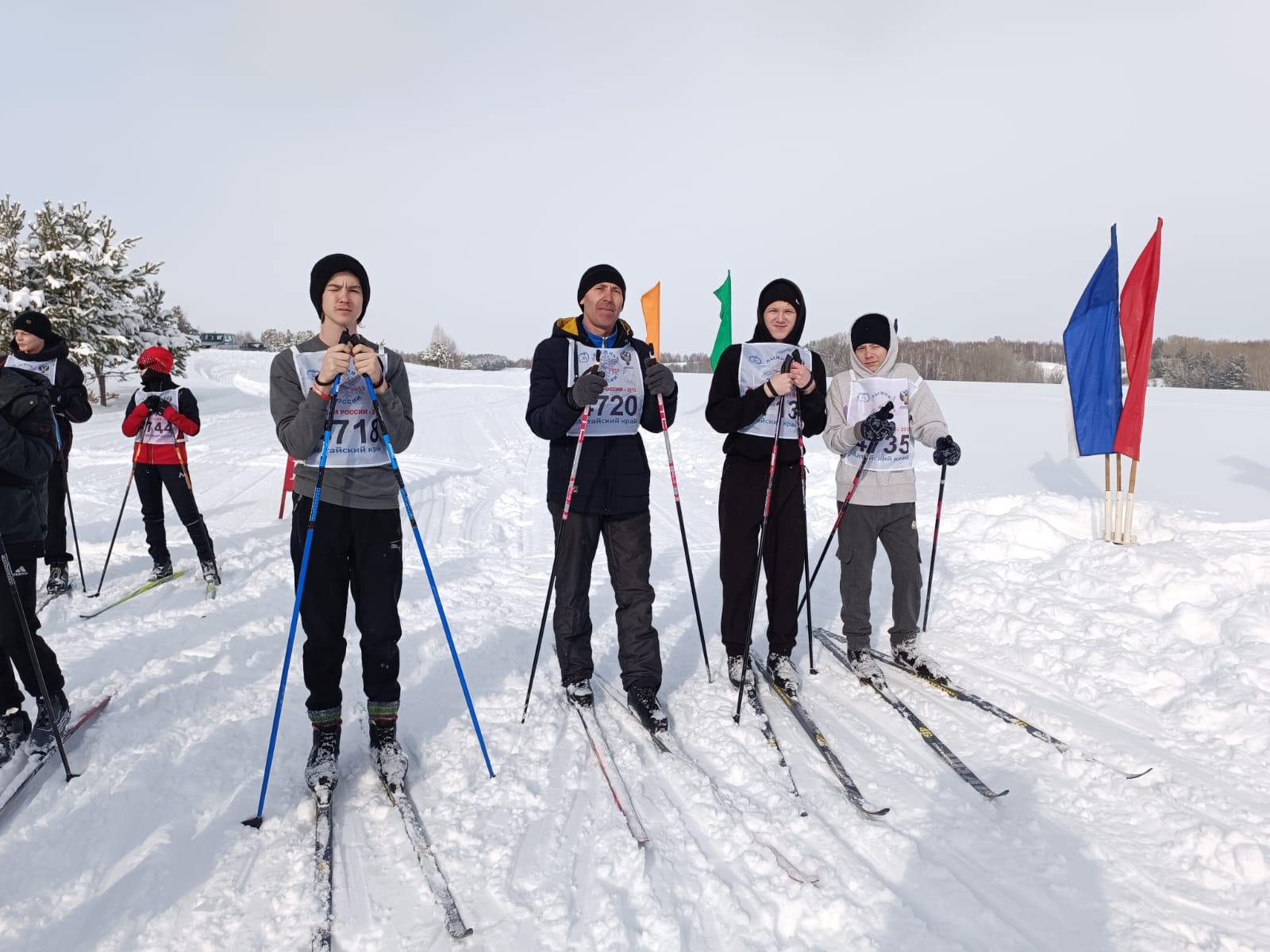 2 марта в с.Ельцовка состоялся массовый лыжный забег &amp;quot;Лыжня России&amp;quot;.